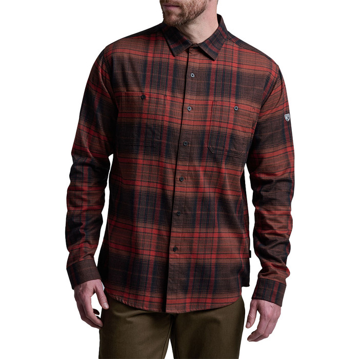Fugitive Flannel - Bloodstone Red