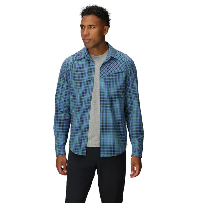 Astroman Long Sleeve Sun Shirt - Maldives Plaid