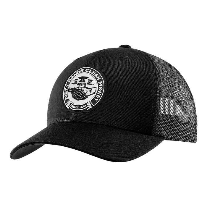 Haggler Curved Brim Trucker - Black