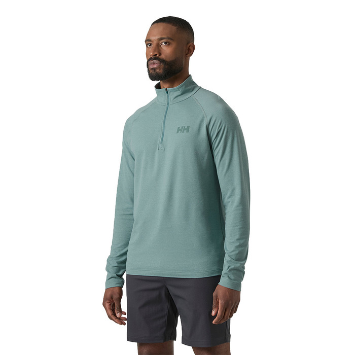 Tyri Knit 1/2 Zip - Opal Green