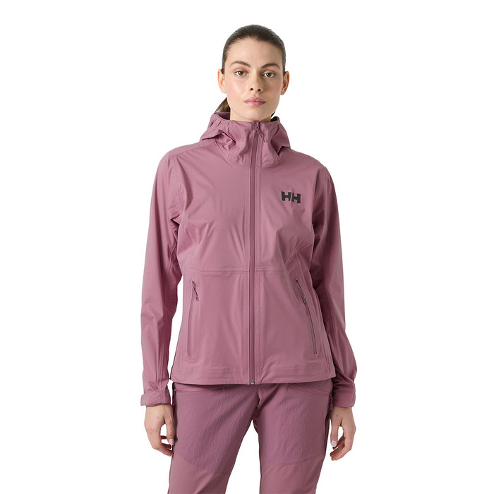 W's Momentum 3L Stretch Rain Jacket - Wildberry