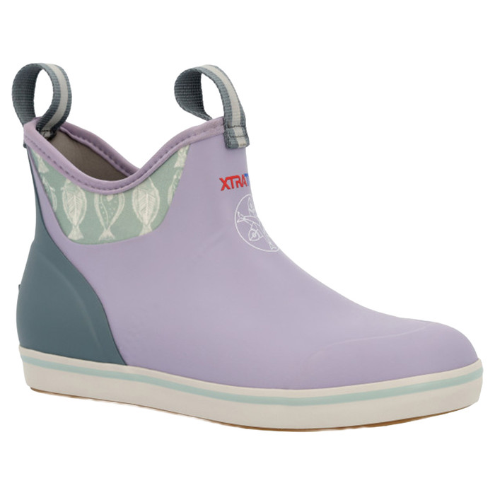 W's Salmon Sisters Ankle Deck Boots - Lavender