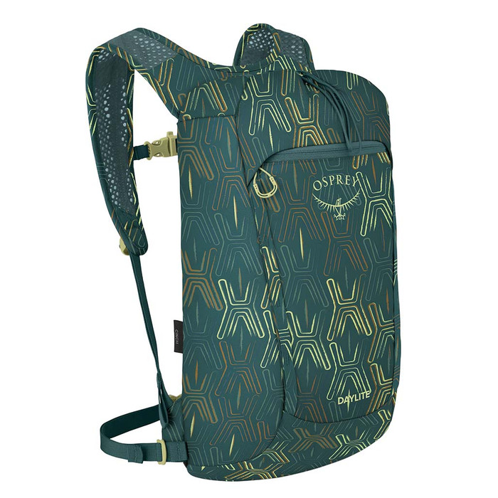 Daylite Cinch - Fuzzy Window Print Torrent Blue