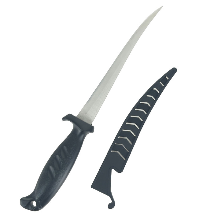 11" Black Fillet Knives with Sheath