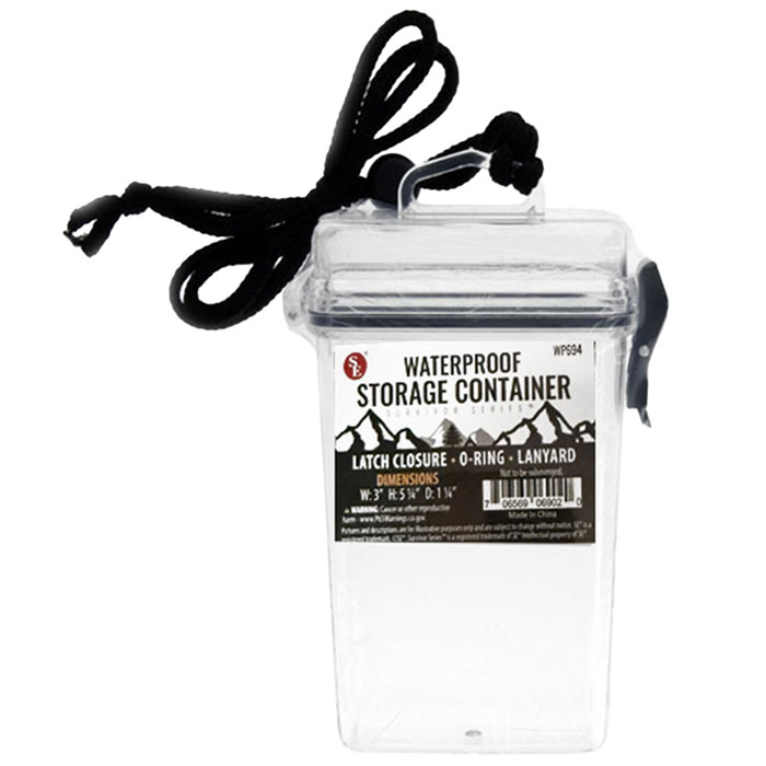 Waterproof Storage Container with Lanyard