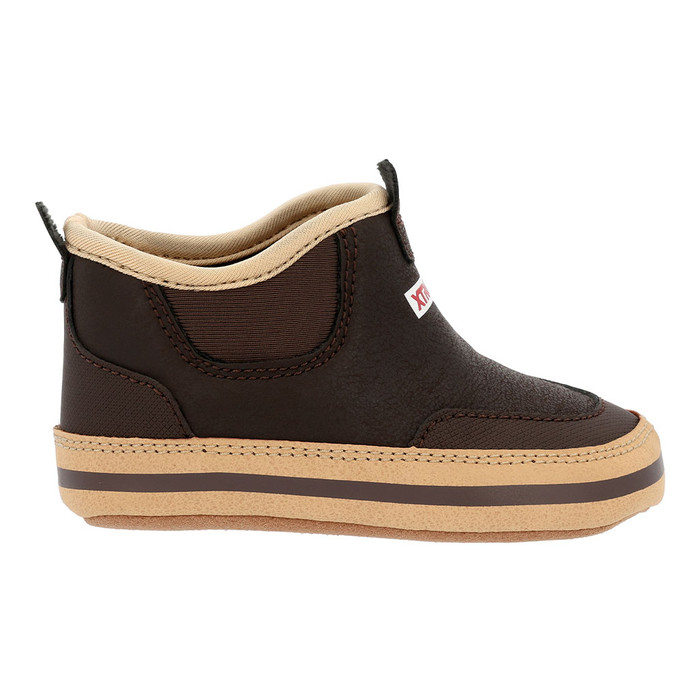 Infant Minnow Ankle Deck Booties - Brown
