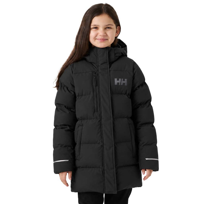 Jr Girl Adore Puffy Parka - Black