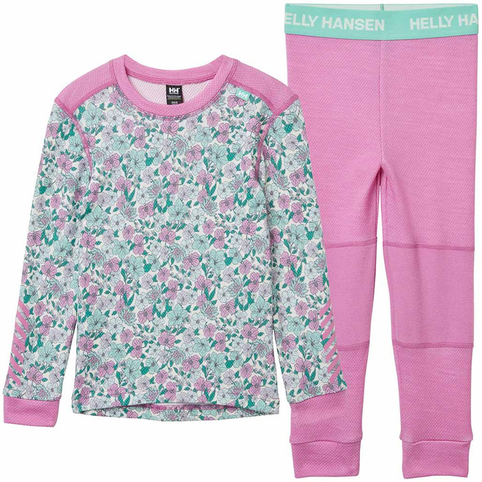 Graphic Lifa Merino Set - Meta Pink