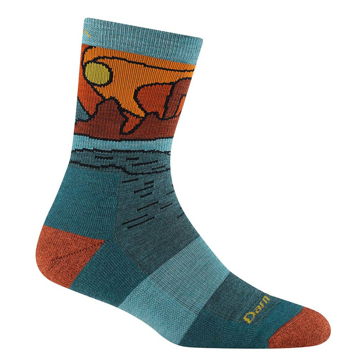 Celeste Micro Crew Socks - Teal