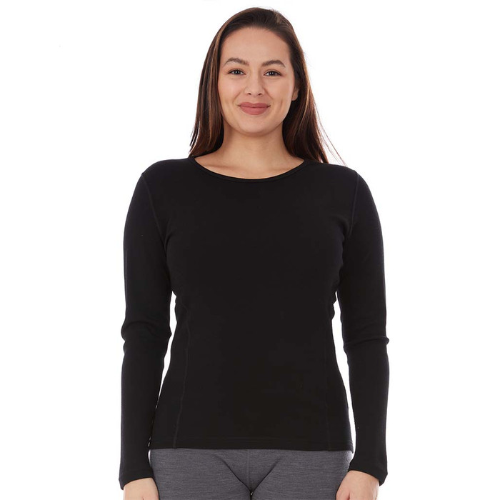 Ossipee Midweight Wool Crew - Black