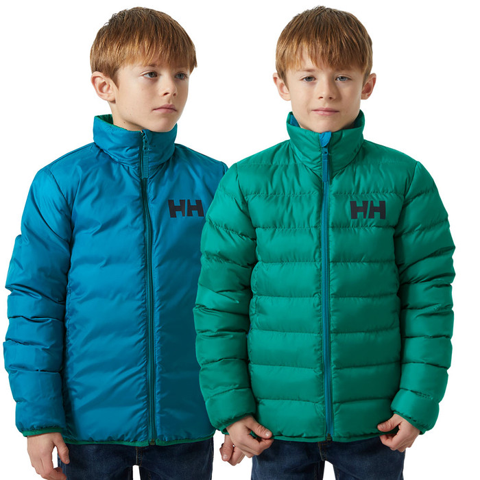 Jr Marka Reversible Puffer Jacket - Signal Green