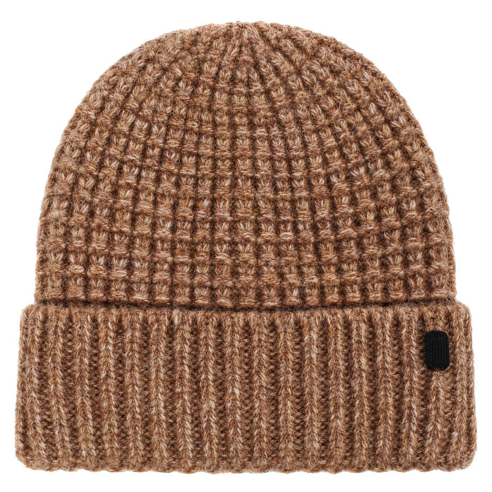 W's Knit Texture Loft Beanie - Wheat