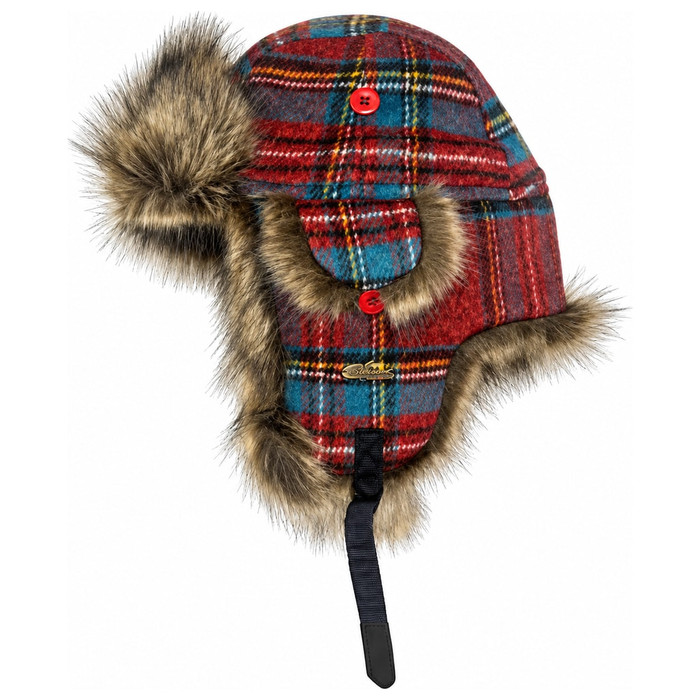 Landry Trapper Hat - Red Teal