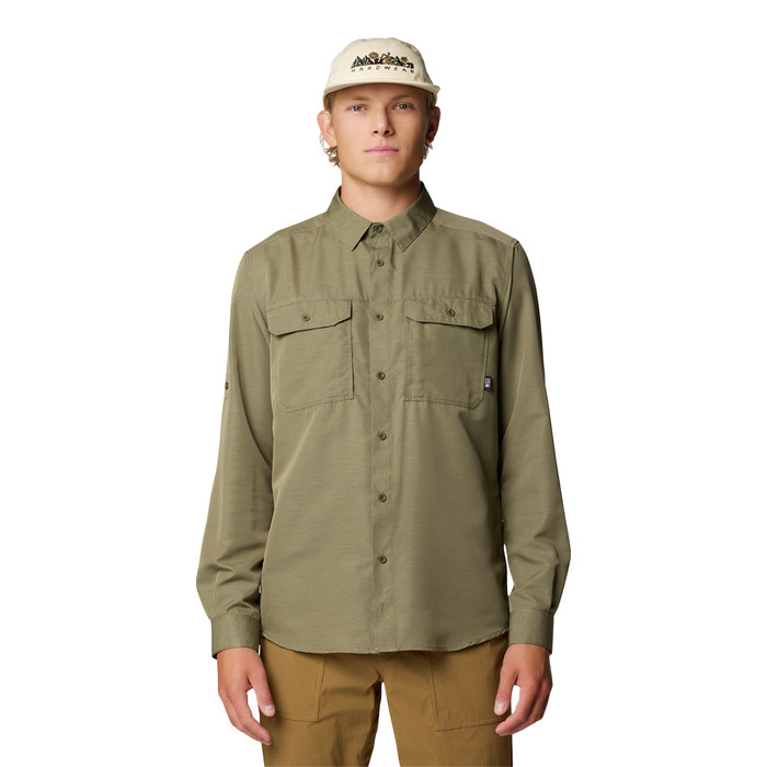 Canyon Long Sleeve Shirt - Stone Green