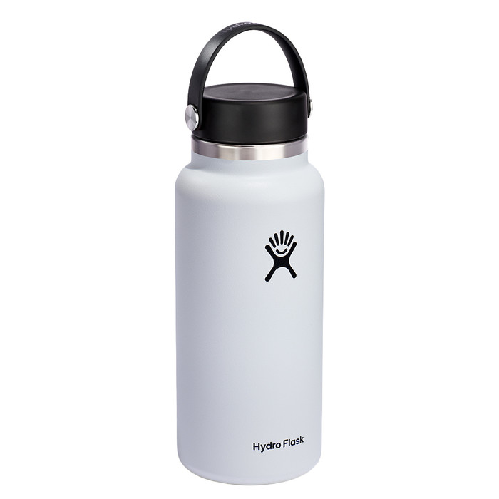 32oz Wide Mouth Flex Bottle - White