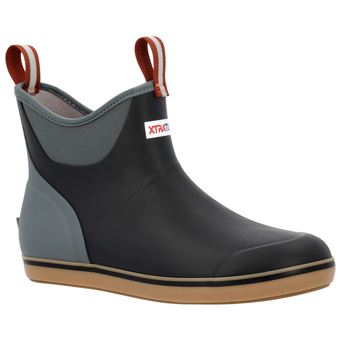 Ankle Deck Boot - Black Deep Storm