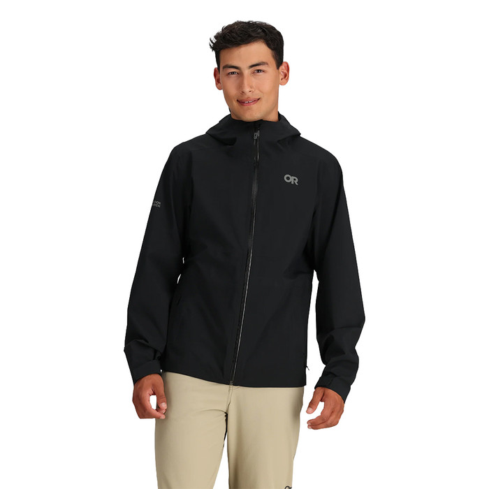 Stratoburst Stretch Rain Jacket - Black