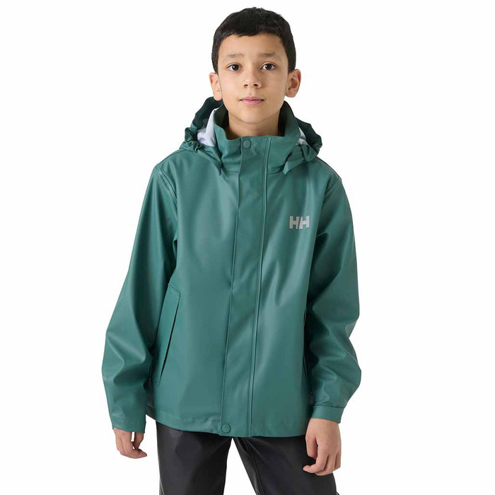 Jr Moss Rain Jacket - Opal