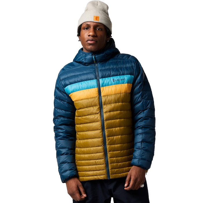 Fuego Down Hooded Jacket - Indigo