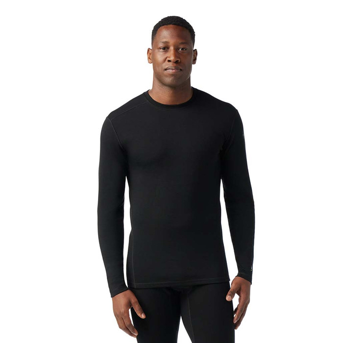 Classic Thermal Merino Base Layer Crew - Black
