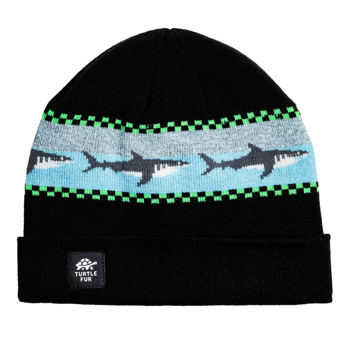 Shark Attack Hat - Black