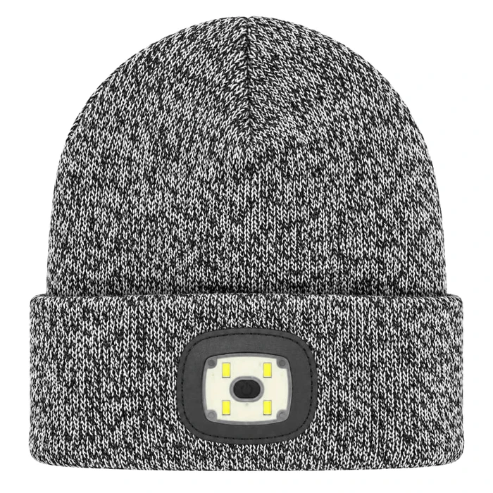 Rechargeable Lighted Knit Cuff Cap