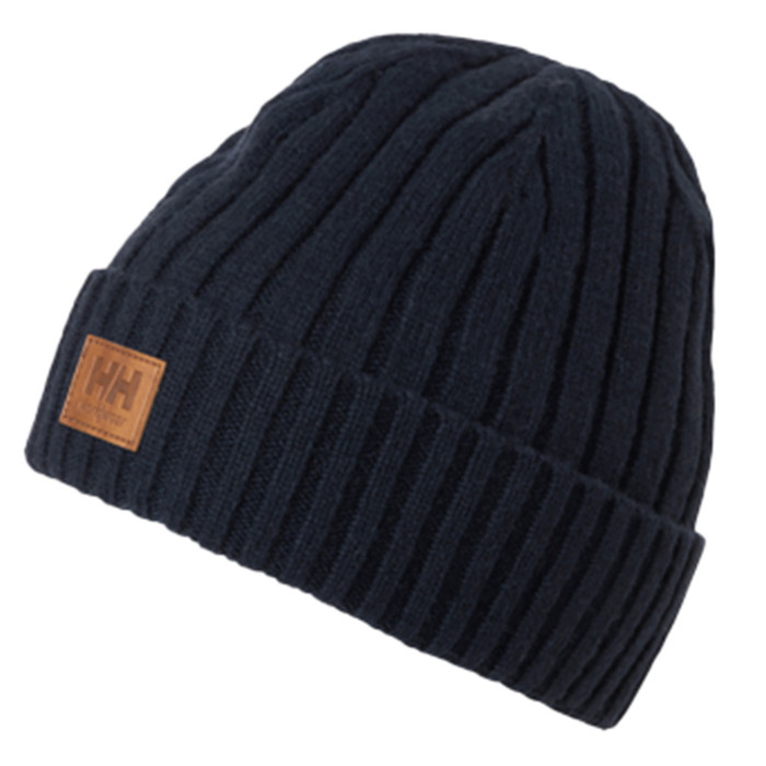 Classic Wool Cuff Beanie - Navy