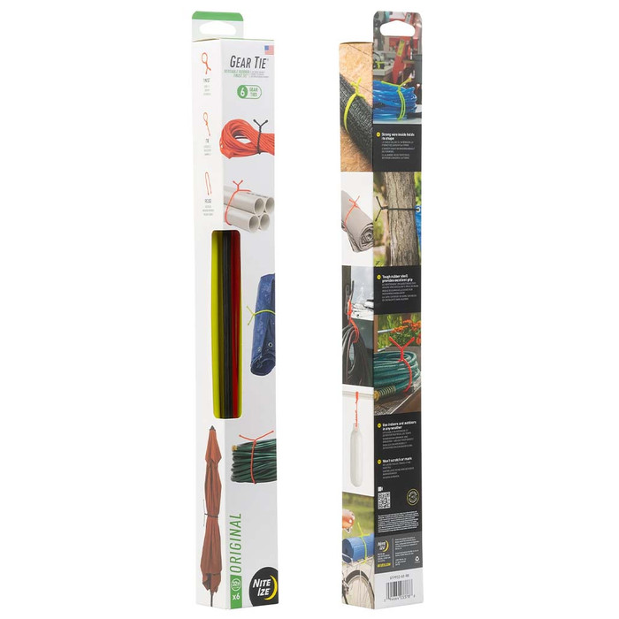 Gear Tie 32 Inch Pro Pack, 6 Pack - Black