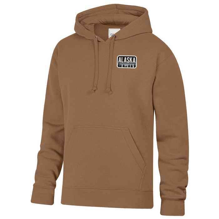 Alaska Cotton Tumbled Hoodie - Brown Sepia