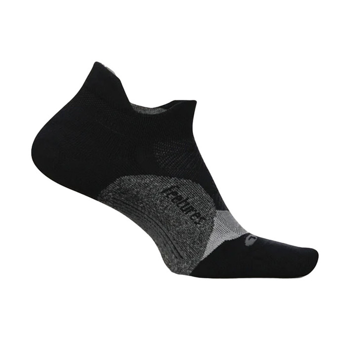 Elite Light Cushion No Show Socks - Black
