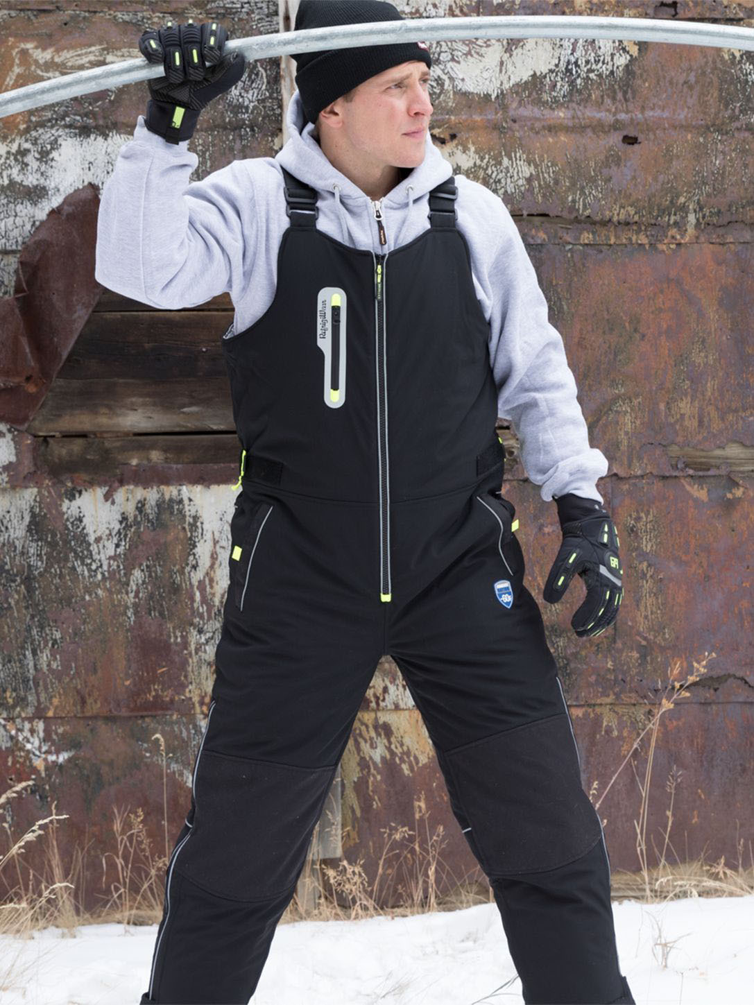 Men’s RefrigiWear snow bibs