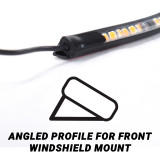 52 Inch Amber/Amber Windshield Version 2