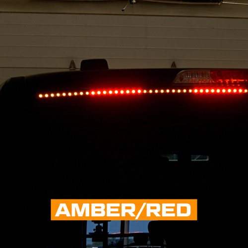 49 Inch Amber/Red - SHIPS FREE