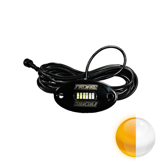 Firewire Surface Mount Strobe Light Amber/White
