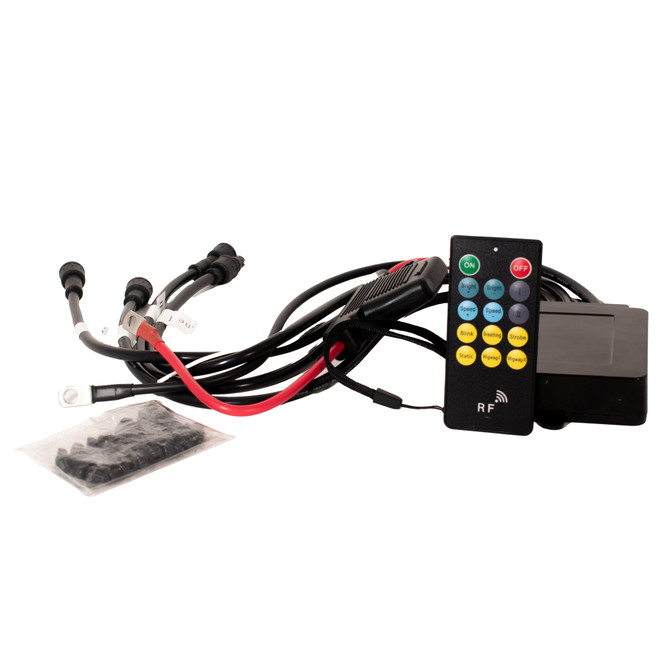 FireWireLEDS 17" Pure White Wheel Light Kit – 4pc Set with Bluetooth & Remote