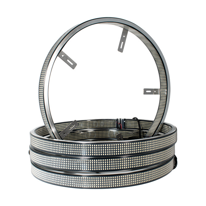 FireWireLEDS 4pc 17” Wheel Ring Lights – Pure White 45,000 Lumen Output