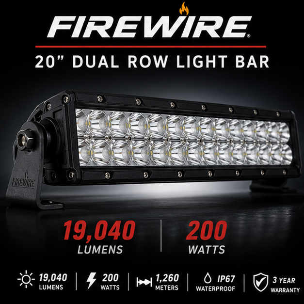 FireWire 20" Dual Row LED Light Bar