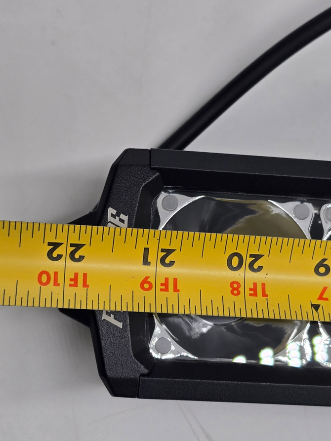FireWire 20" Single Row Dual Color Light Bar Is 22" Long From Mounting Point To Mounting Point.