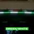 50 Inch Green/White  Windshield Strip