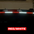 50 Inch Red/White  Windshield Strip
