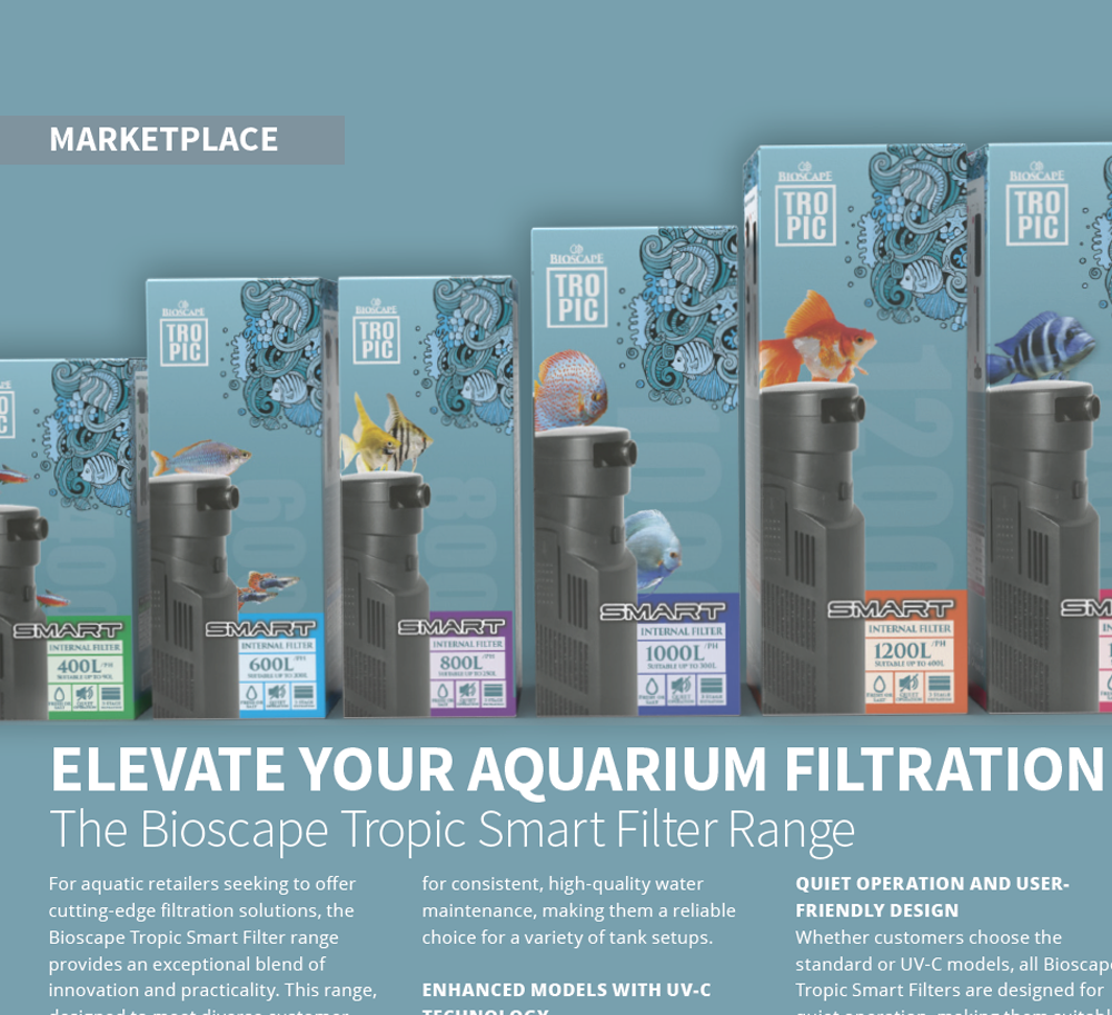ELEVATE YOUR AQUARIUM FILTRATION - The Bioscape Tropic Smart Filter Range