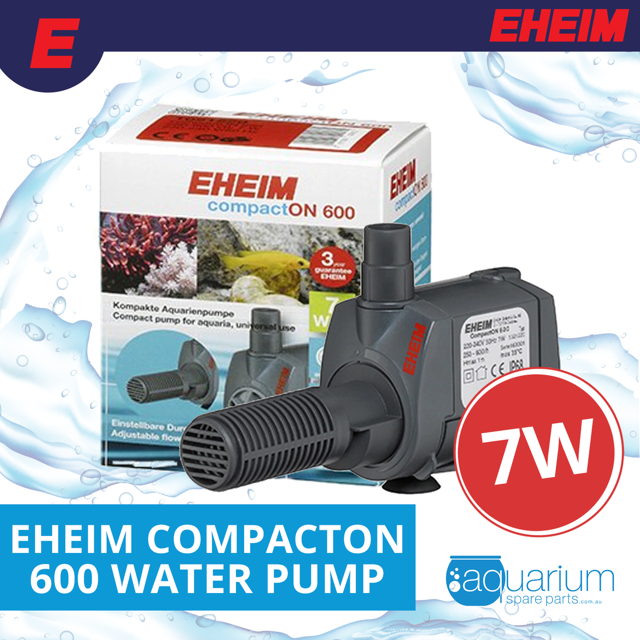 EHEIM compact ON WATER FLOW PUMP CIRCULATION SUMP AQUARIUM FISH