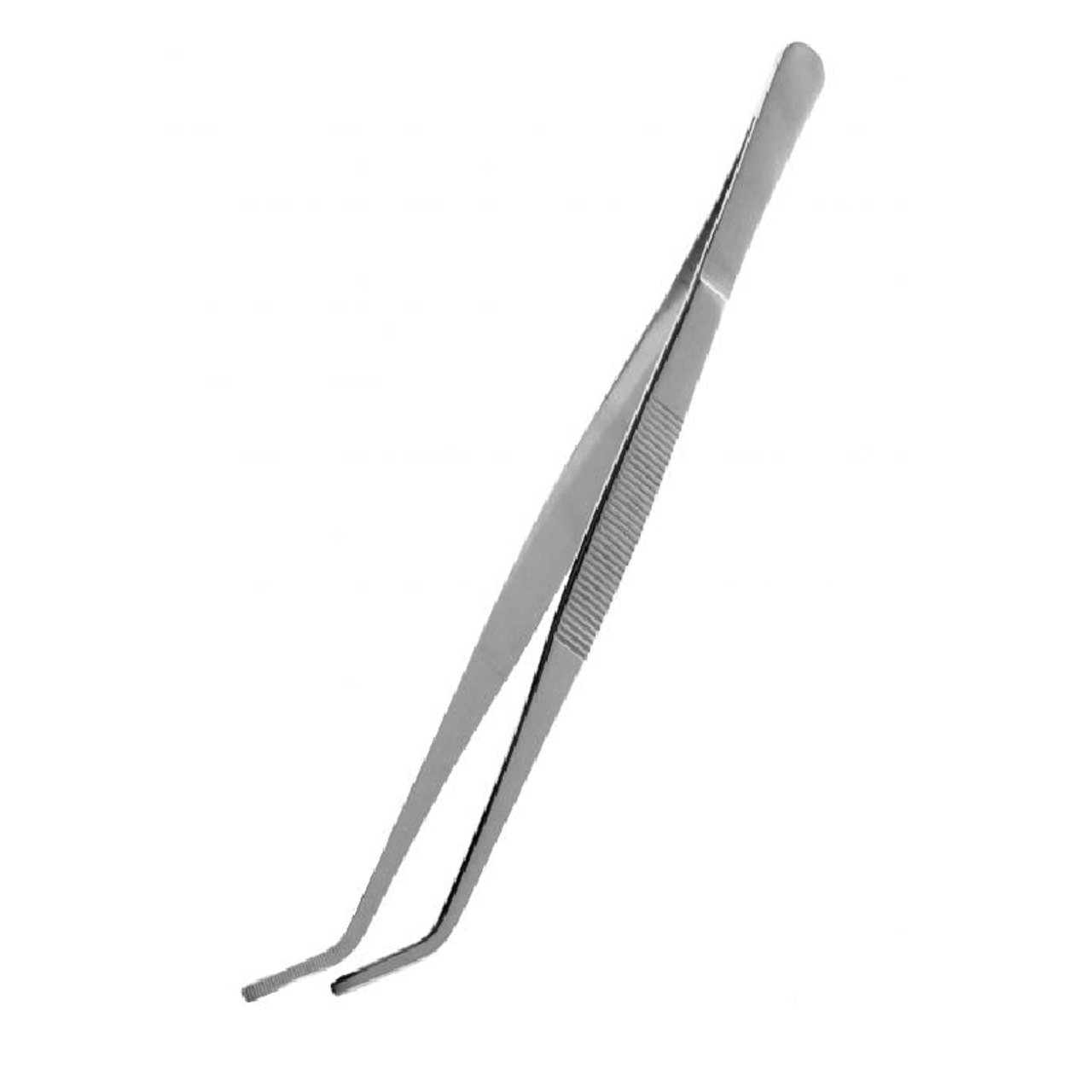 Zoo Med Angled Stainless Steel Feeding Tongs 10 in