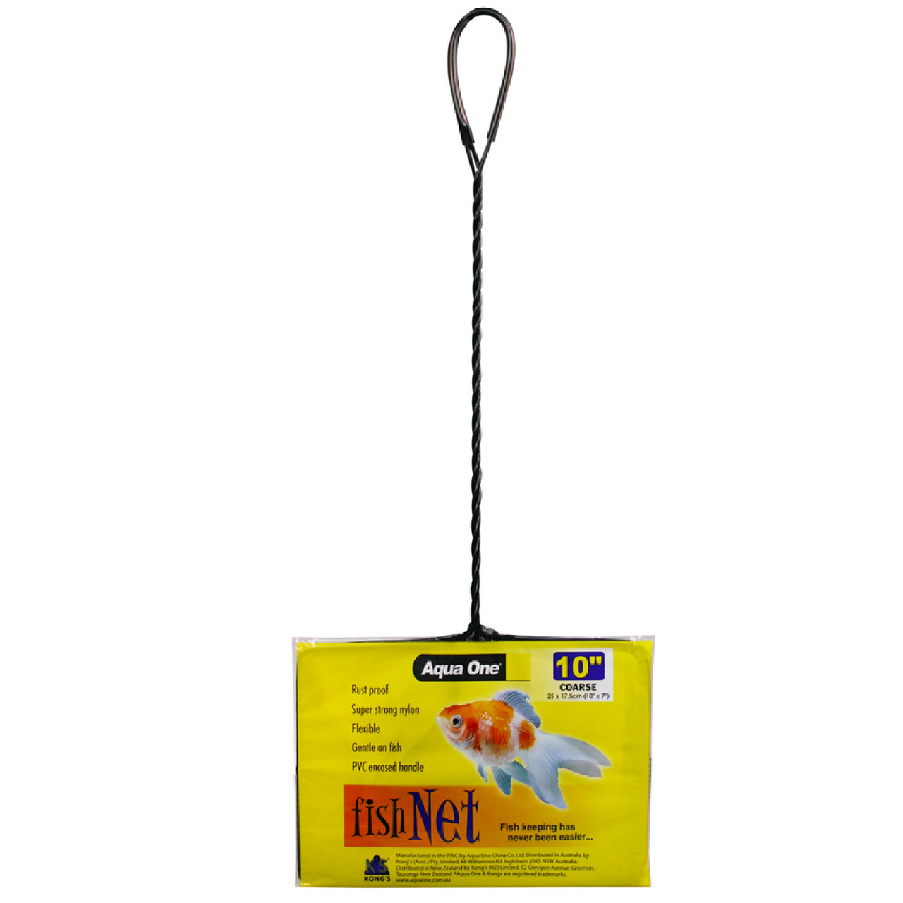 Aqua One Coarse Long Handle Fish Net 10in 25.5cm (10574) Aqua One Coarse Long Handle Fish Net 10in 25.5cm (10574)