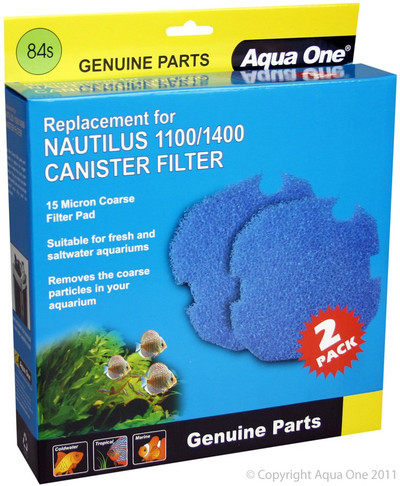 Aqua One Nautilus 1100/1400 15ppi Blue Sponge 84s (25084s)