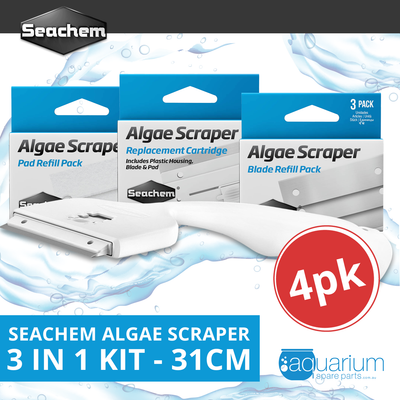 Seachem Algae Scraper 3 in 1 Kit - 31cm