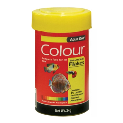 Aqua One Tropical Colour Enhancing Flakes 24g (11530)