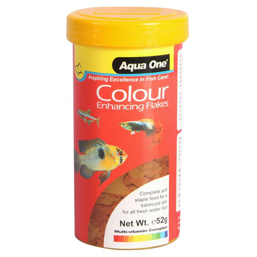 Aqua One Tropical Colour Enhancing Flakes 52g (11531)