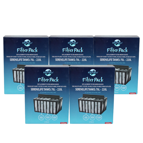 Blue Planet Filter Media for Large Tanks (70-220L) 3pc BULK BUY 5pk