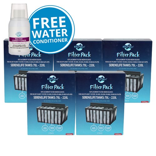 Blue Planet Filter Media for Large Tanks (70-220L) 3pc BULK BUY 5pk